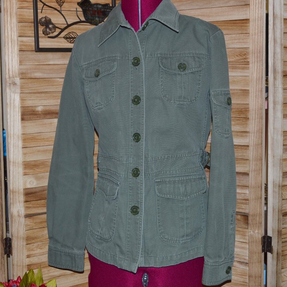 Giacca Gallery Co. S army Green L/S Utility Jacket